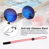 Glasses Fixed Strap Adjustable No Pressure Anti-slip Anti-drop Lightweight Elastic Fix Glasses Portable Sports Goggle Glasses Lanyard Accessoryrts