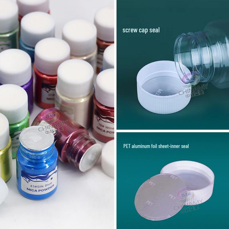 56-Color Crystal Epoxy Mica Powder: Pearlescent Pigment for Soap & Slime, 8-10g Each