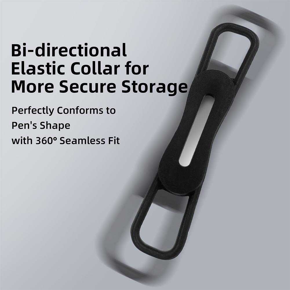 Silicone Adjustable Magnetic Pen Holder Clipper for Desk Refrigerator Whiteboards Office Desk Accessories