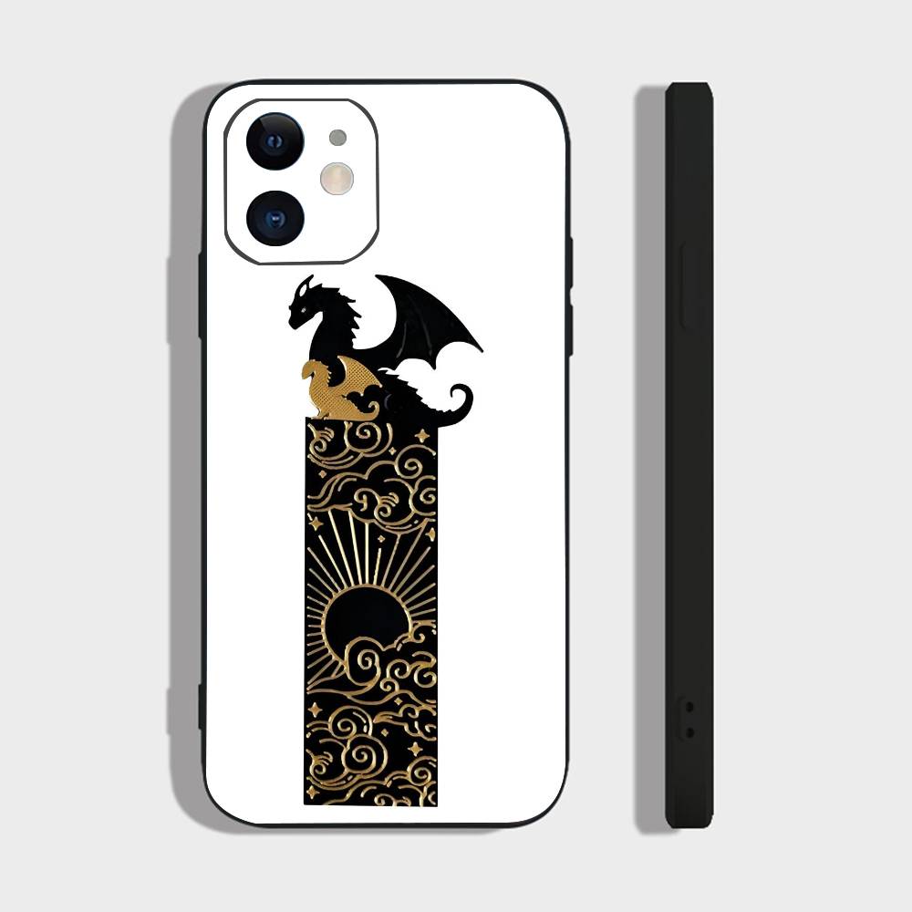 

Dragon F-Fourth W-Wing For IPhone 15 16 14 Plus 13 12 11 17 Pro Max 17 Air Black Soft Phone Cover IPHONE 13PROMAX