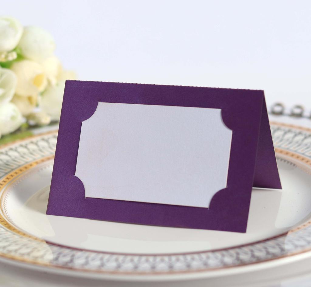 25/50Pcs Place Cards Wedding Party Decoration Table Decor Table Name Message Greeting Card Event Party Supplies Seating Card