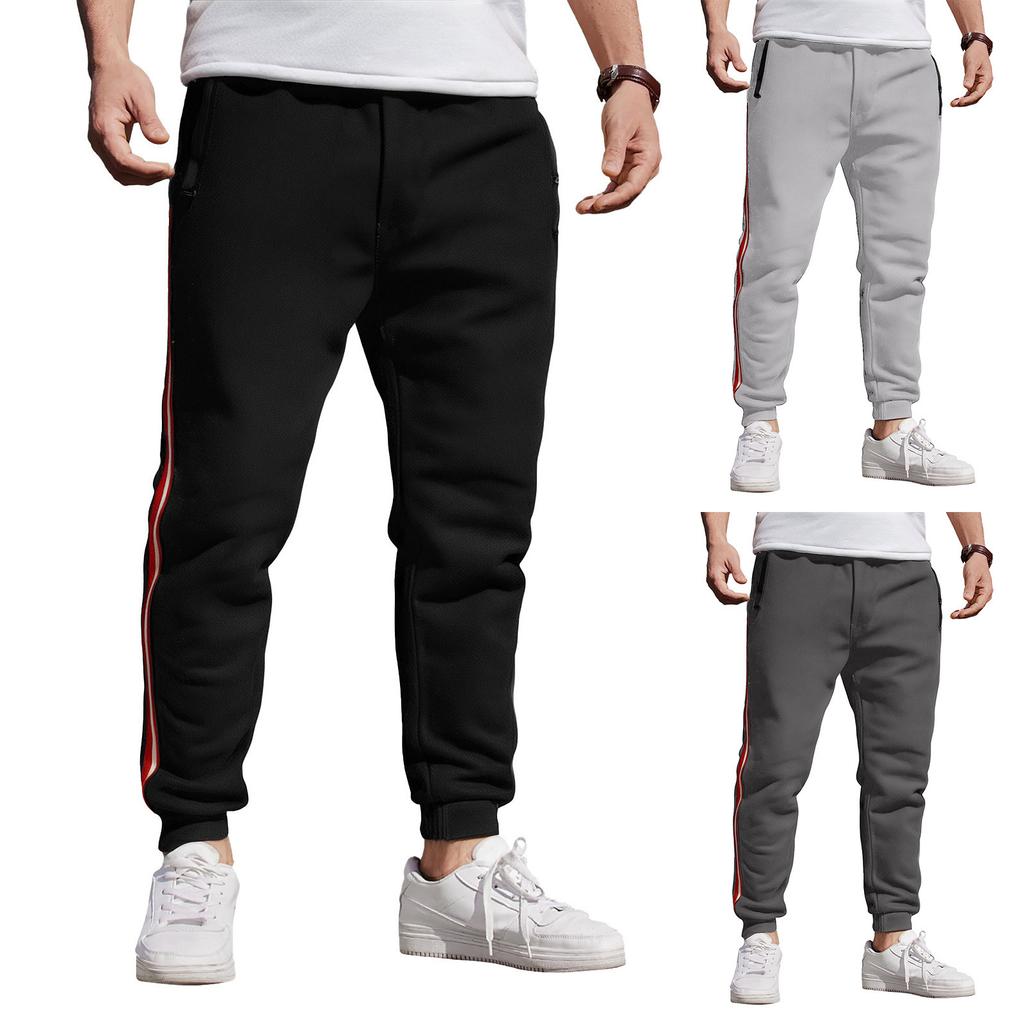 Men's Colorblock Loose Sweatpants Men's Casual Fashion Sweatpants