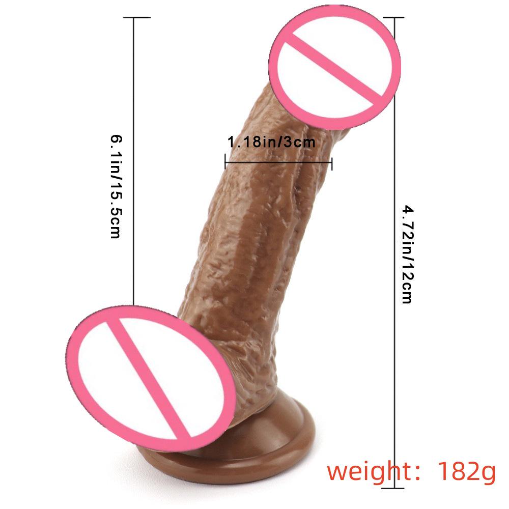 Little Moon Transparent Crystal Beginner's Suction Cup Dildo Vibrator