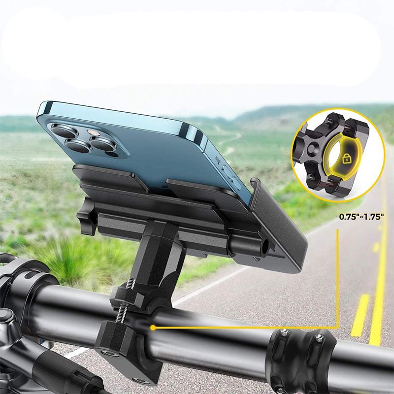 Wozinsky Metal Phone Holder for Bike, Scooter Black (WBHBK3)