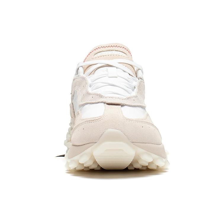 Li Ning Fabric Cushioning Slip Resistant Abrasion Resistant Breathable Low top Casual Shoes Women's White AZGS082-1