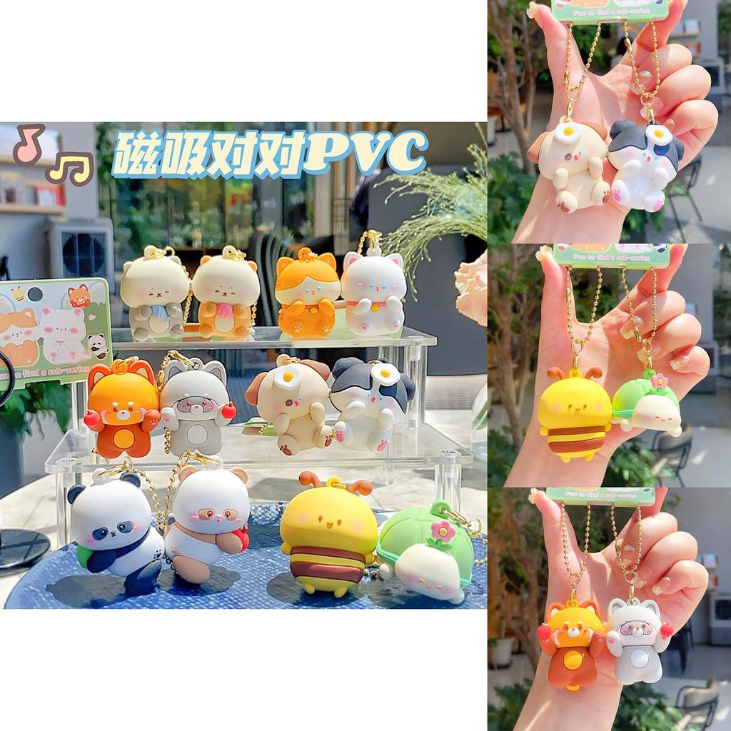 Jinnew Original Resin Turtle And Bee Magnet Keyring With Cute Cartoon Style For Gifts