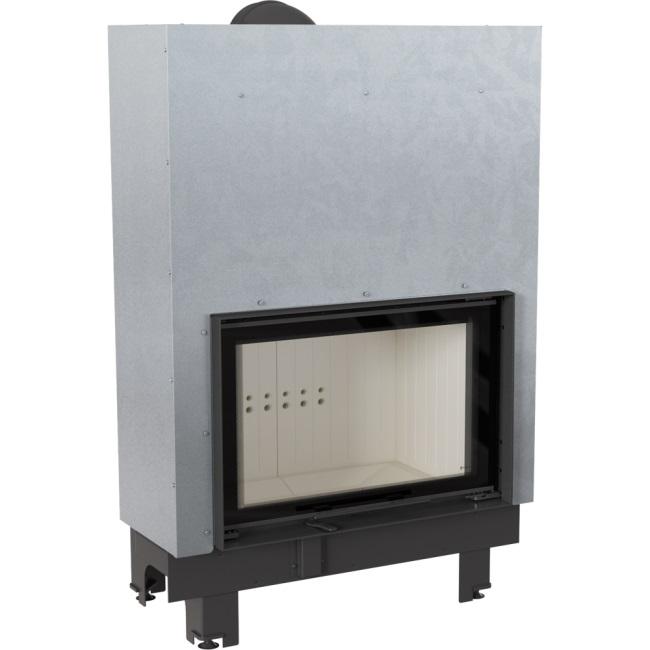 Steel fireplace KRATKI MBO 15 kW Ø 200 Lift-up self closing door