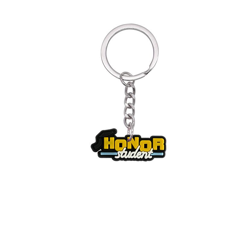

Creative Graduation Season Keychain Metal Pendant Bachelor s Hat Bachelor s Uniform PVC Soft Plastic Pendant Student Prize