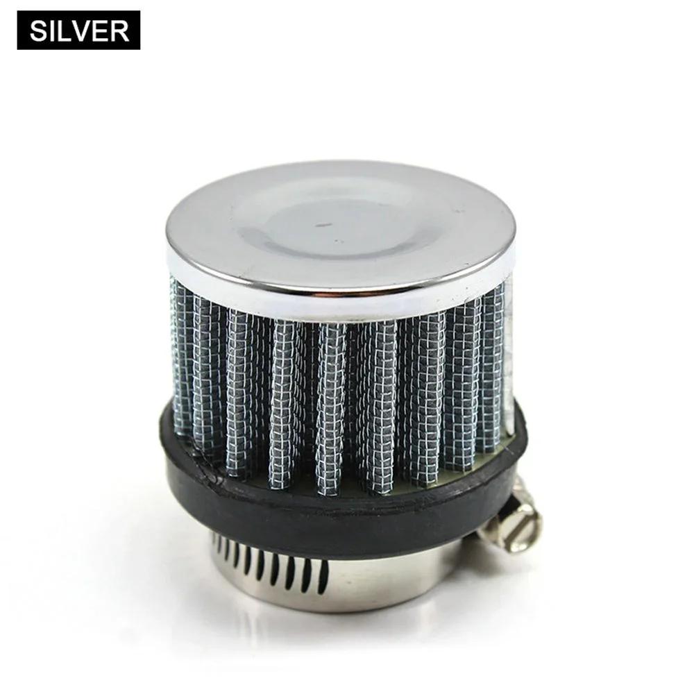 Universal Car Air Filter 12mm 25mm for Motorcycle Cold  Intake High Flow Crankcase Vent Cover Mini Breather Filters
