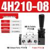 Pneumatisches Handhebelventil 4R210 4H210-08, Zylinder-Richtungssteuerventil 4H310 4R410, Manuelles pneumatisch gesteuertes Ventil.