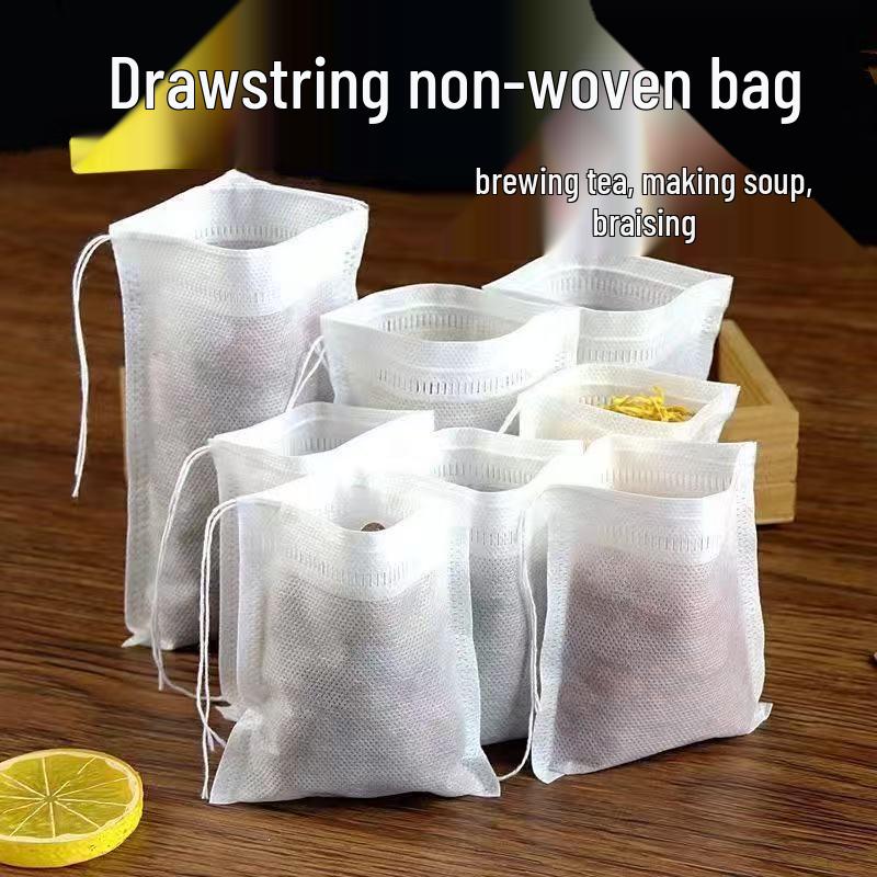 Non-Woven Drawstring Filter Bag for Soup and Spices