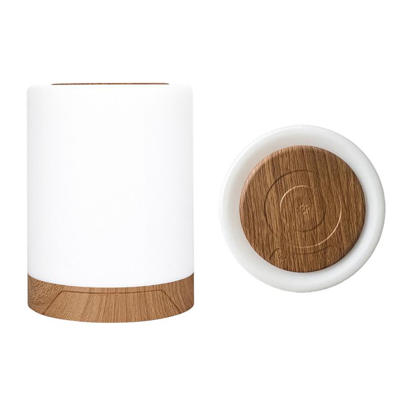 

Умный светодиодный ночник, портативная настольная лампа с сенсорным управлением, перезаряжаемая через USB RGB декор раздевалки для детской спальни, кемпинга White