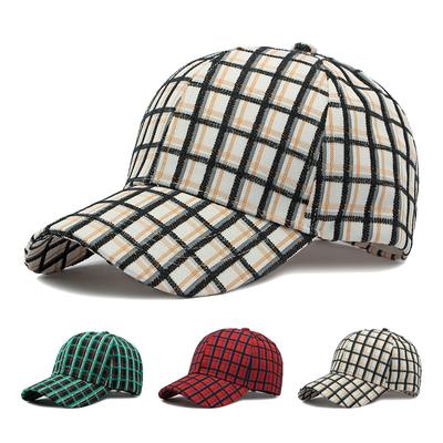 Kareli Şapka Kadın Açık Hava Güneş Kremi Beyzbol Şapkası Erkek Snapback Şapka Güneşlik Şapkalar Balıkçı Şapkası Siperlik Şapka