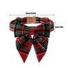 Dog Bow Tie Classic Plaid Bowknot Pet Collars Dog Bow Tie Cute Adjustable Holiday Dog Collars Bow Tie Dog Collars for Puppy Cat