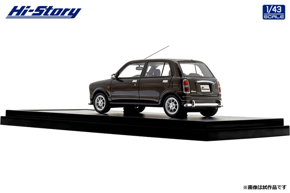 Inter Allied Hi Story Daihatsu Mira Gino Deep Brown Mica Finished Model 1/43 5-Door (2000)