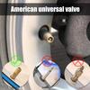 Car Flat Head Valve Cap Universal Hexagonal Chrome Plated Dust Wheel Nozzle Decor Tyre Valve Stem Caps Auto Accessories 20/10Pcs