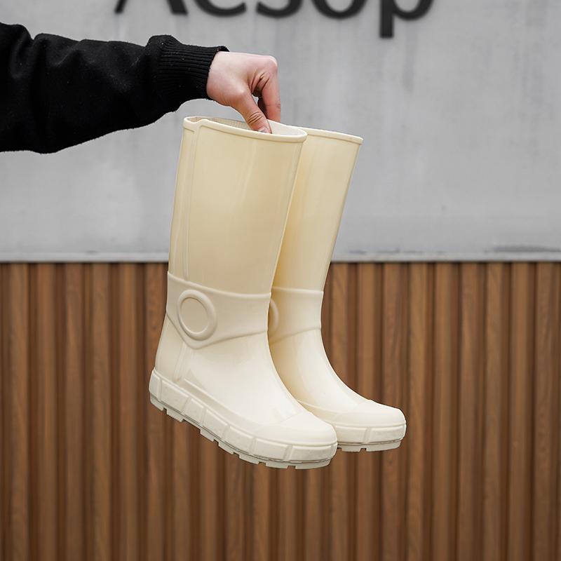 Waterproof Outer Layer Durable Outsole Lightweight Design Botines Para Mujer Rain Shoes Cover Waterproof