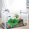 Frog Habitat Frog Holder Climb Toy Amphibian Aquatic Decor Adorable Frog Dish Holder for Fish Tank Aquarium Aquascape/Small Item
