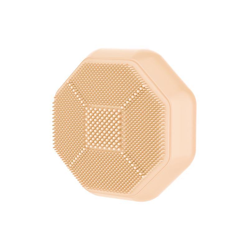 

Электрическая силиконовая щетка для лица Hengyingjia - подогреваемое очищающее средство для лица и пор с цветотерапией color box бежевый