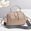 Textured Multi-Commute Crossbody Bag - Versatile, Simple, Multi-Layer Shoulder Handbag