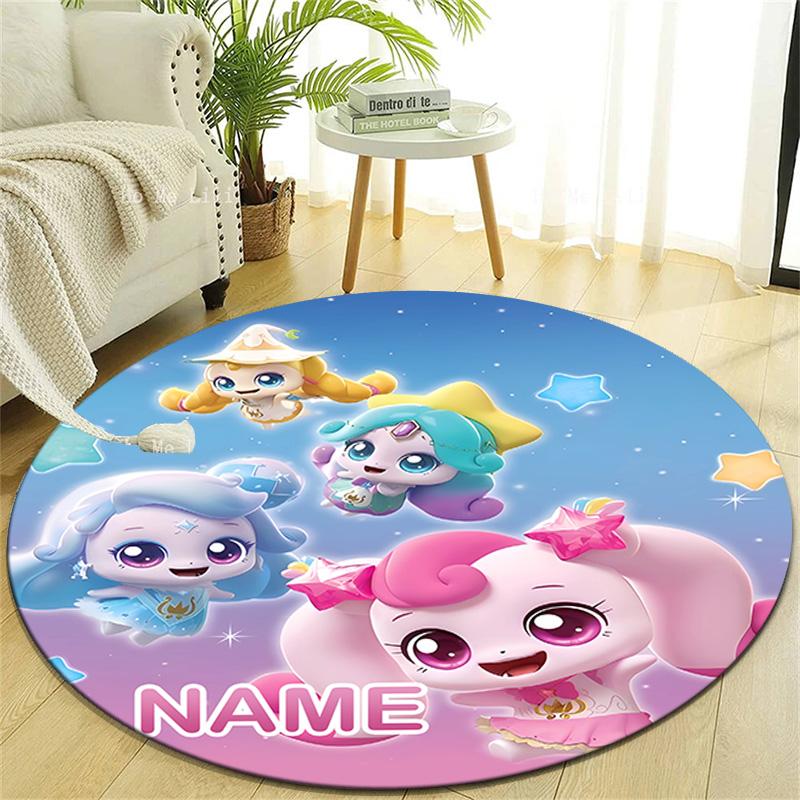 Personalized Magic Sweethear Round Chair Office Rug - Perfect for Mat, Office Chair & More - Ideal Gift for Birthdays and Holidays