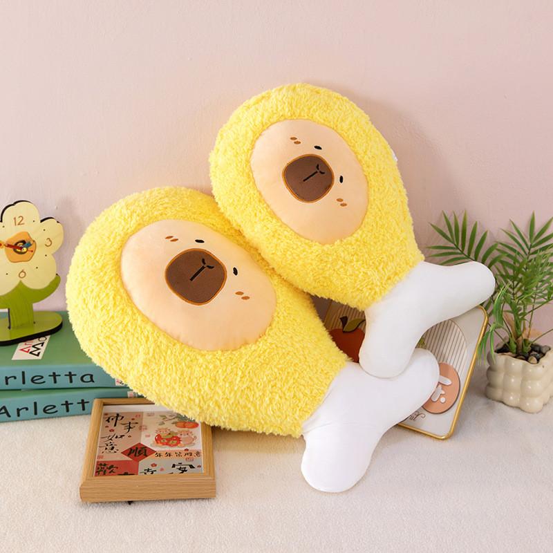 Capybara Leg Chicken Plush Toys Animal Doll Shopping Mall Festival Gifts