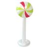 Inflatable Candy Cane Christmas Lollipop Decor 47.2 Inch PVC Outdoor Indoor Party Decoration Festive Photo Prop for Yard Home Store