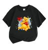 Kids Boys Girls Crew Neck Short Sleeve T-Shirt, Cute Yellow