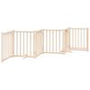 Vidaxl Foldable Dog Gate, With Door, 6 Panels 300 Cm, Wooden