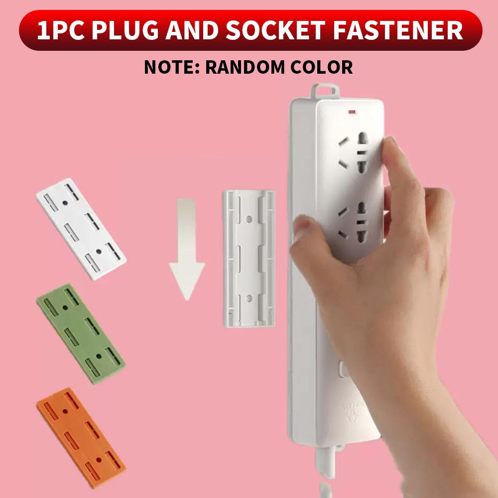 

Самоклеючий фіксатор розеток Настінний самоклеючий тримач штекерів без рядків для домашнього офісу на кухні