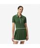 LACOSTE Dames Tennis Heritage Tipping Poloshirt Pf8603-55N Yrr
