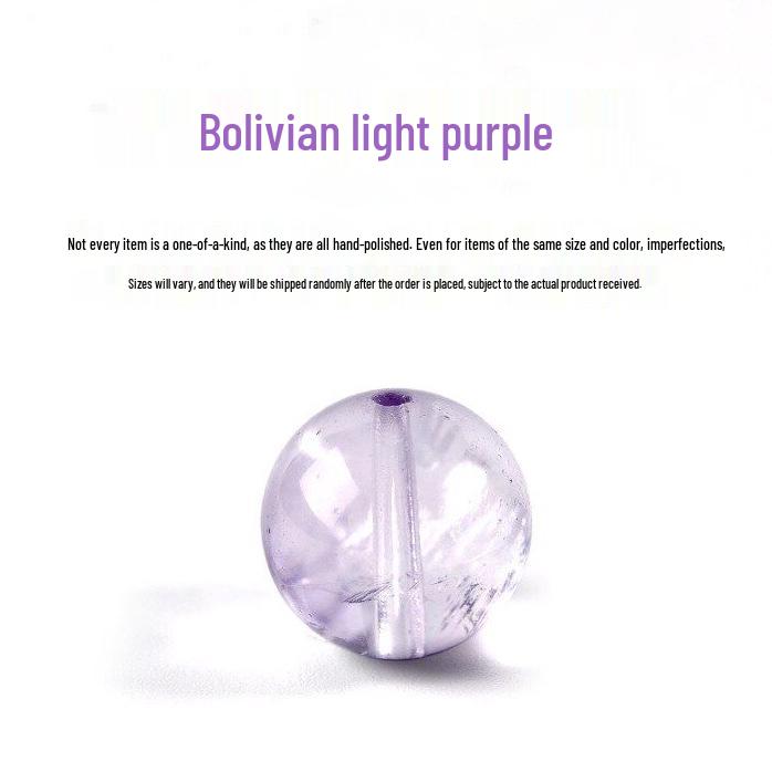 Lavender Purple Amethyst & Lepidolite Crystal Beads for DIY Jewelry Making