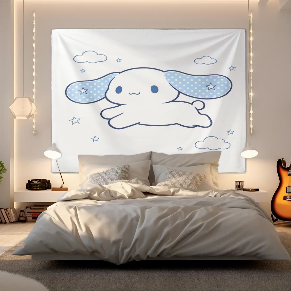 Sanrio Cinnamoroll Cloud Tapestry Cute Cartoon Wall Hanging for Bedroom Living Room Home Decor