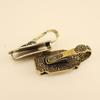 1Pcs Anti-Lost Vintage Metal Belt Buckle Portable Brass Keychain Buckles Retro Design Keyring Hook Chain Diy Accessories