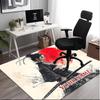 1PC Custom Name Samurai Warrior Spirit Theme Floor Mat Ideal for Living Room, Game Rooms, Office, Bedroom,Floor Mat Playful Design