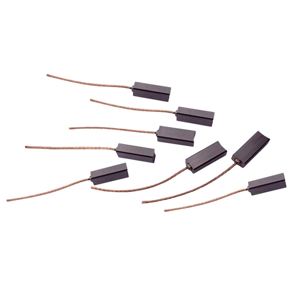 20PCS Carbon Brushes Wire Leads Generator Generic Electric Motor Brushes Motor Regulator Carbon Brush Replacement 4.5x6.5x20mm