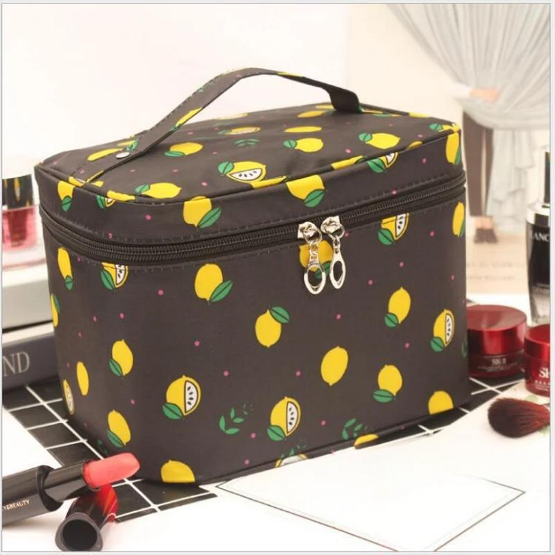 Women'S  Cosmetic Bag Toiletry Storage Organizer Beauty Pouch Girls Travel Foldable Waterproof Makeup Case Handbag
