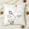 FFinal Fantasy Moogle FF VI Doublesided Printed Square Decorative Cushion Cover for Sofa Living Room Home Decor