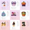 50Pcs Halloween Stickers - Waterproof Repositionable Vinyl Decals for Crafts, Party, Laptop, Luggage, Creative Decor