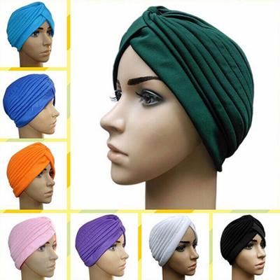 Turbanhut Sonnenschutz Kopfbedeckung Atmungsaktive Kuppel Indischer Turbanhut Damenhut für Outdoor