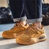 Warrior Casual Fashion Versatile Daily Commuting Slip-Resistant Durable Low-Top Dad Shoes Men Sneaker Yellow WXY(S)-4681N03