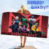VALORANT Print Beach Towel, Large Soft Quick Dry Towel for Beach Camping Swimming