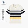 U.S. POLO ASSN. Women's Striped Cooling Polo Shirt
