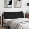 Back Cushion Black 140 x 19 x 50 cm Fabric
