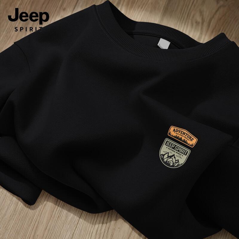 JEEP SPIRIT Men's 2025 Casual Crewneck Sweatshirt