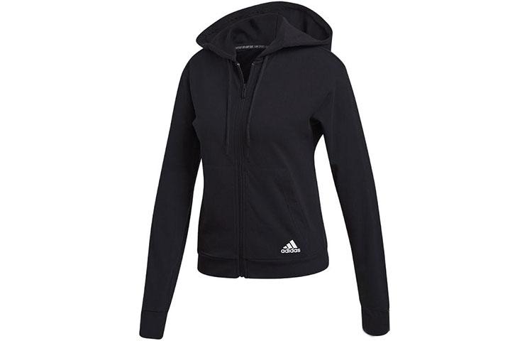 Adidas Jackets Women s Black Hooded Moderate Other FL4094 XS