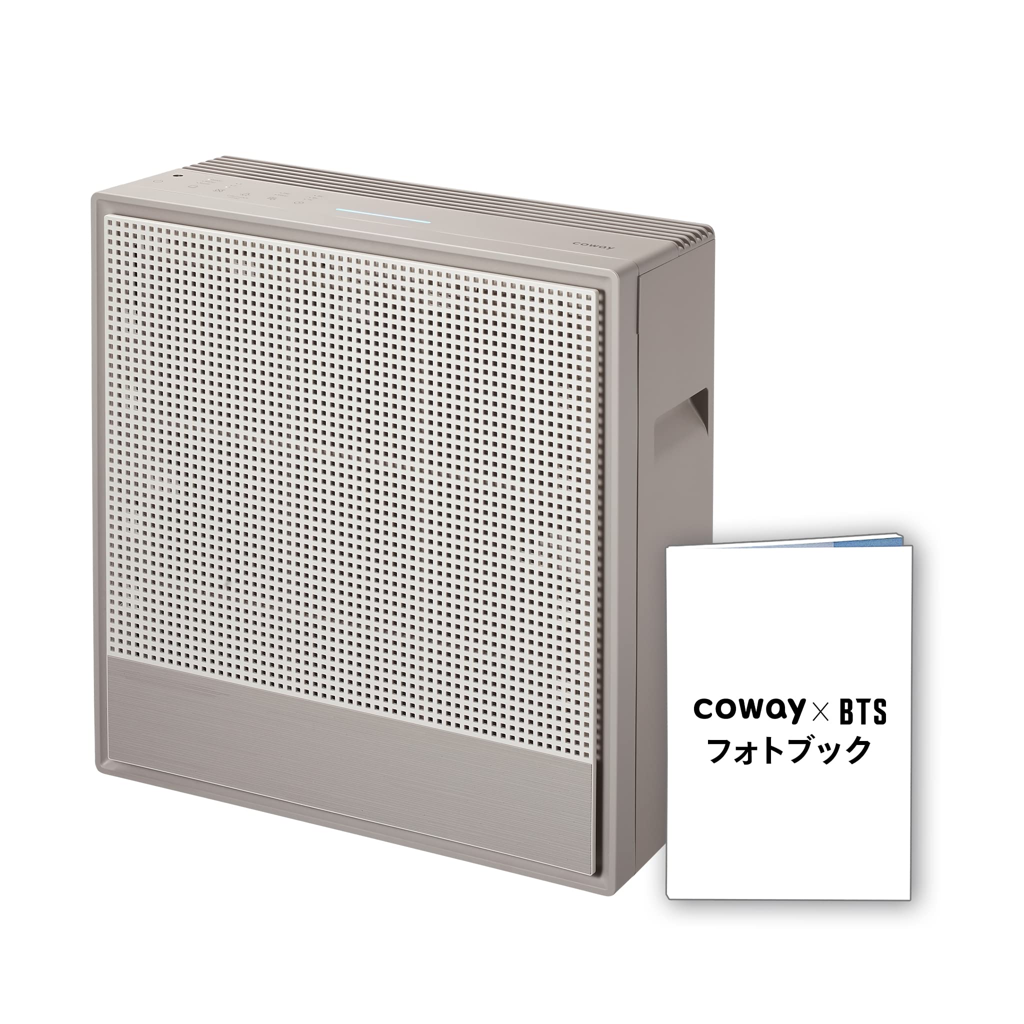 Purificateur d'air COWAY AIRMEGA 250 Livre photo limité inclus 35 Tatami Compatible Virus Pet Mode désodorisant Greige COWAY AIRMEGA 0,01 m PM2,5
