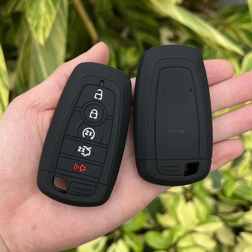 Silikon Auto Schlüsselhülle Etui Für Ford Maverick Focus Edge Explorer Expedition Everest Fusion Mondeo Mustang Raptor Bronco Schlüssel