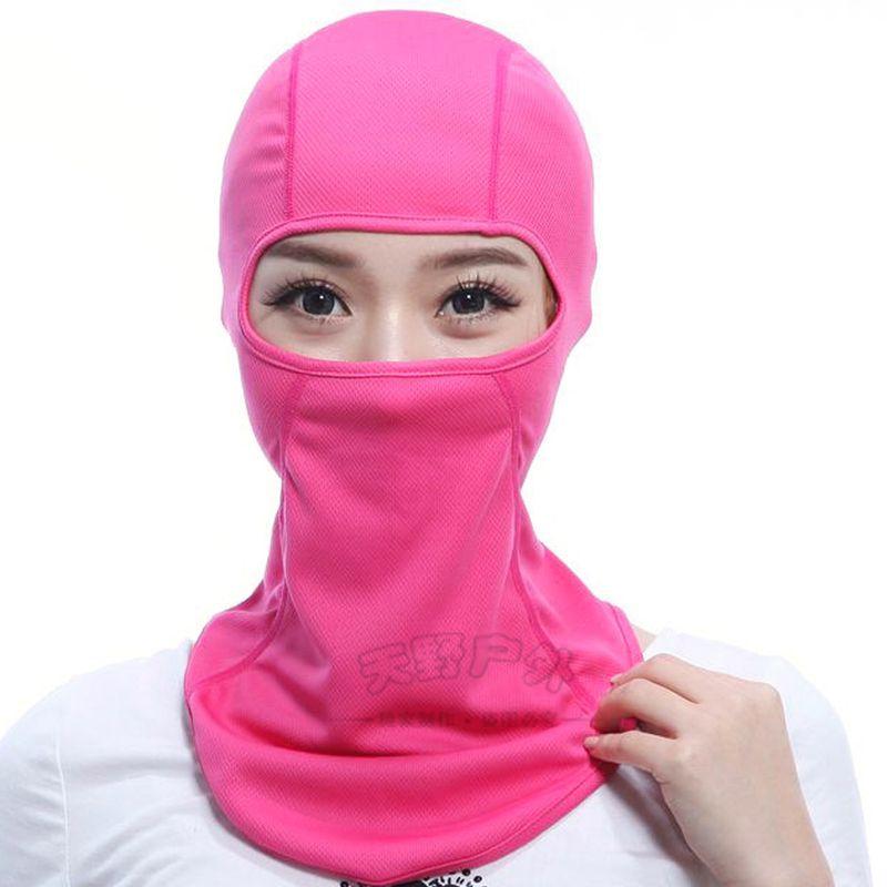

Fall Cycling Men s and Women s Outdoor Wind-Proof Cap Cycling Cap Headgear Scarf Masked Cap Sun-Proof and Breathable Headscarf Mask Rose-thin