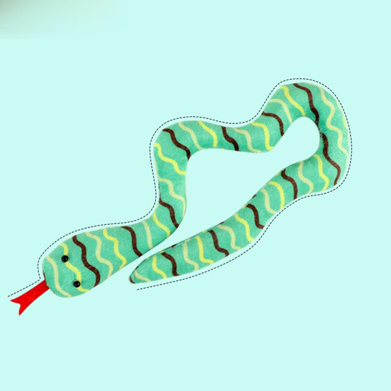 Cat Catnip Toy Interactive Toy Plush Cat Gluttonous Snake Bite-Resistant Molar Interactive Toy Gift For Cat Pet Accessories
